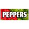 Signmission PEPPERS BANNER SIGN hot spicy sweet jalapeno green red yellow B-96 Peppers - alternate 1